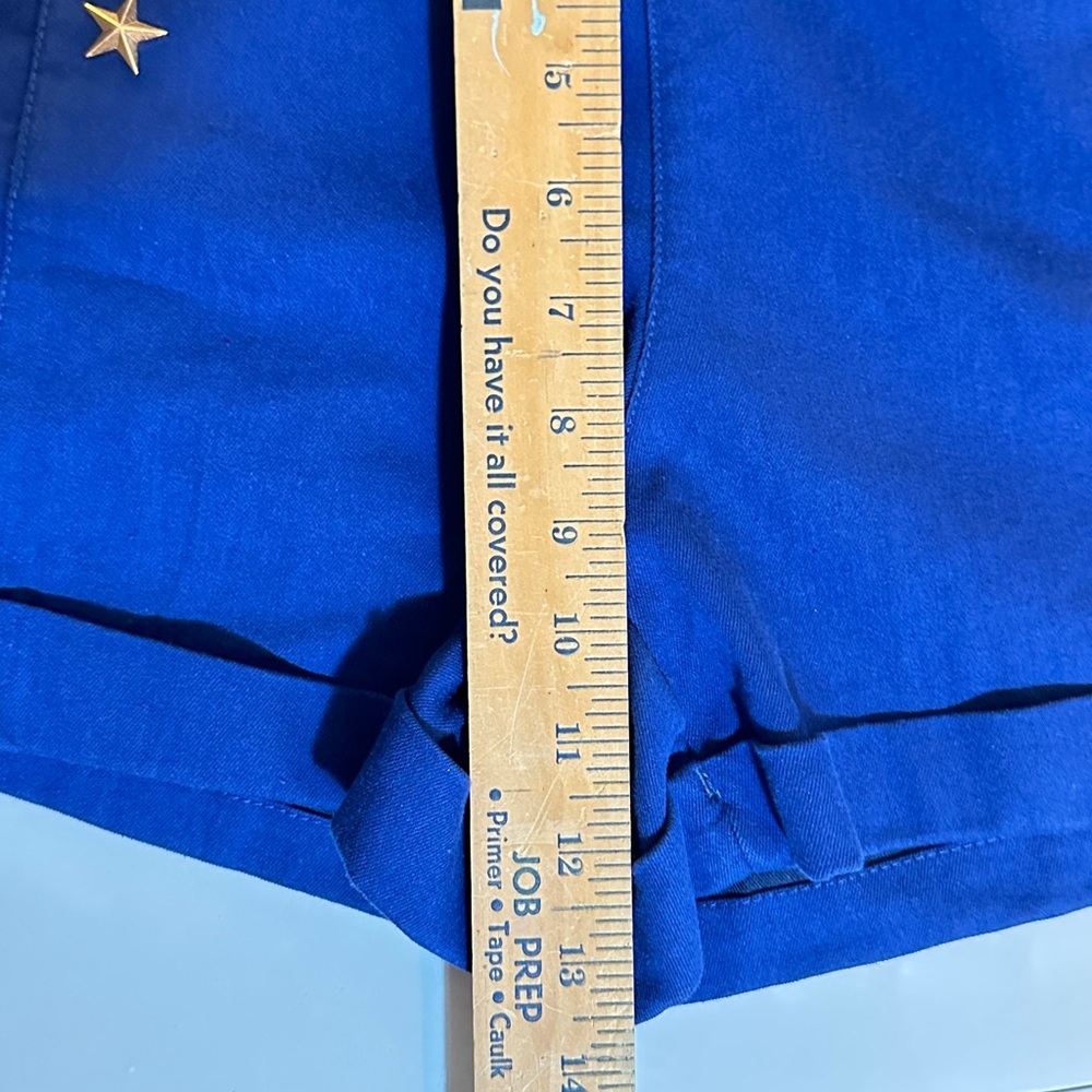 DC Comics Women's Navy Blue High-Waist Star Stud Shorts - Picture 5 of 9